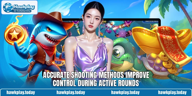 Accurate shooting methods improve control during active rounds Accurate shooting methods improve control during active rounds