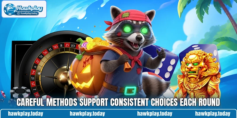 Careful methods support consistent choices each round