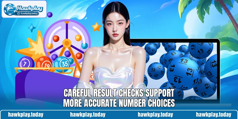 Careful result checks support more accurate number choices