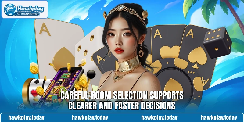 Careful room selection supports clearer and faster decisions Careful room selection supports clearer and faster decisions