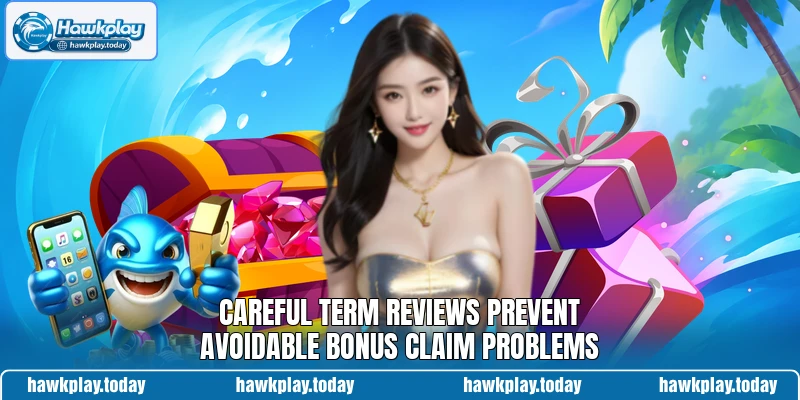 Careful term reviews prevent avoidable bonus claim problems