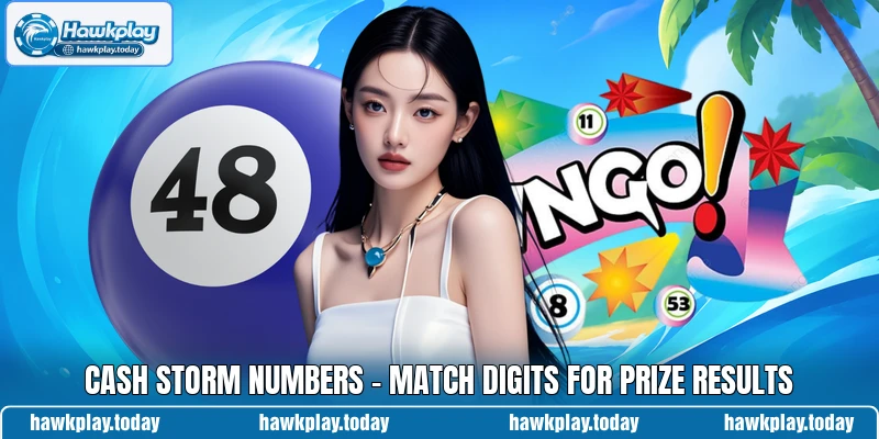 Cash Storm Numbers - Match Digits For Prize Results