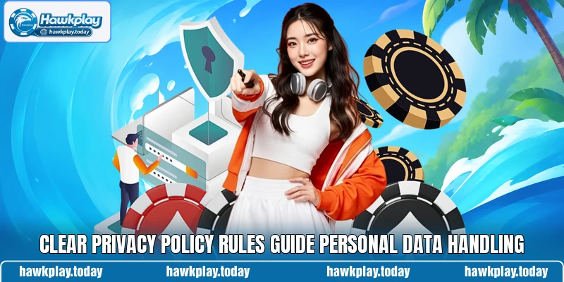 Clear privacy policy rules guide personal data handling