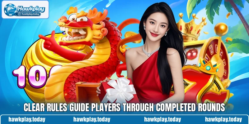 Clear rules guide players through completed rounds