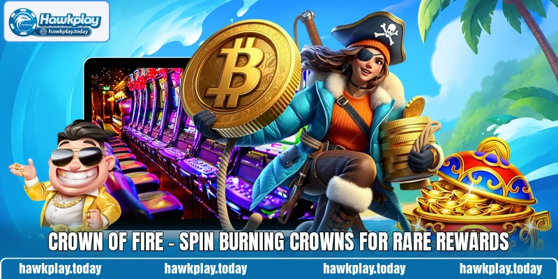 Crown Of Fire - Spin Burning Crowns For Rare Rewards