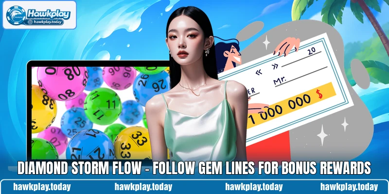 Diamond Storm Flow - Follow Gem Lines For Bonus Rewards