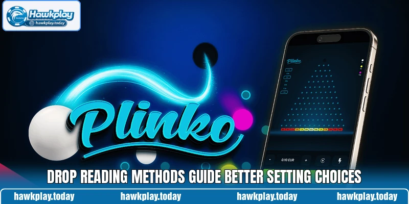 Drop reading methods guide better setting choices Drop reading methods guide better setting choices