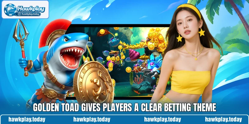 Golden Toad gives players a clear betting theme