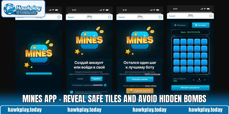 Mines App - Reveal Safe Tiles And Avoid Hidden Bombs
