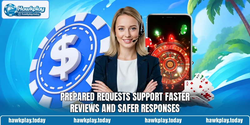Prepared requests support faster reviews and safer responses Prepared requests support faster reviews and safer responses