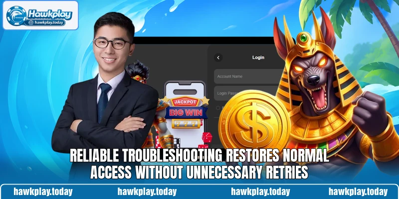 Reliable troubleshooting restores normal access without unnecessary retries