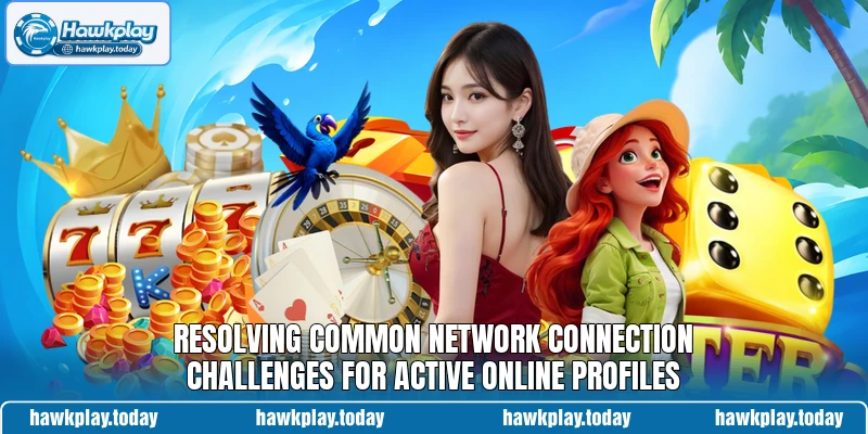 Resolving common network connection challenges for active online profiles
